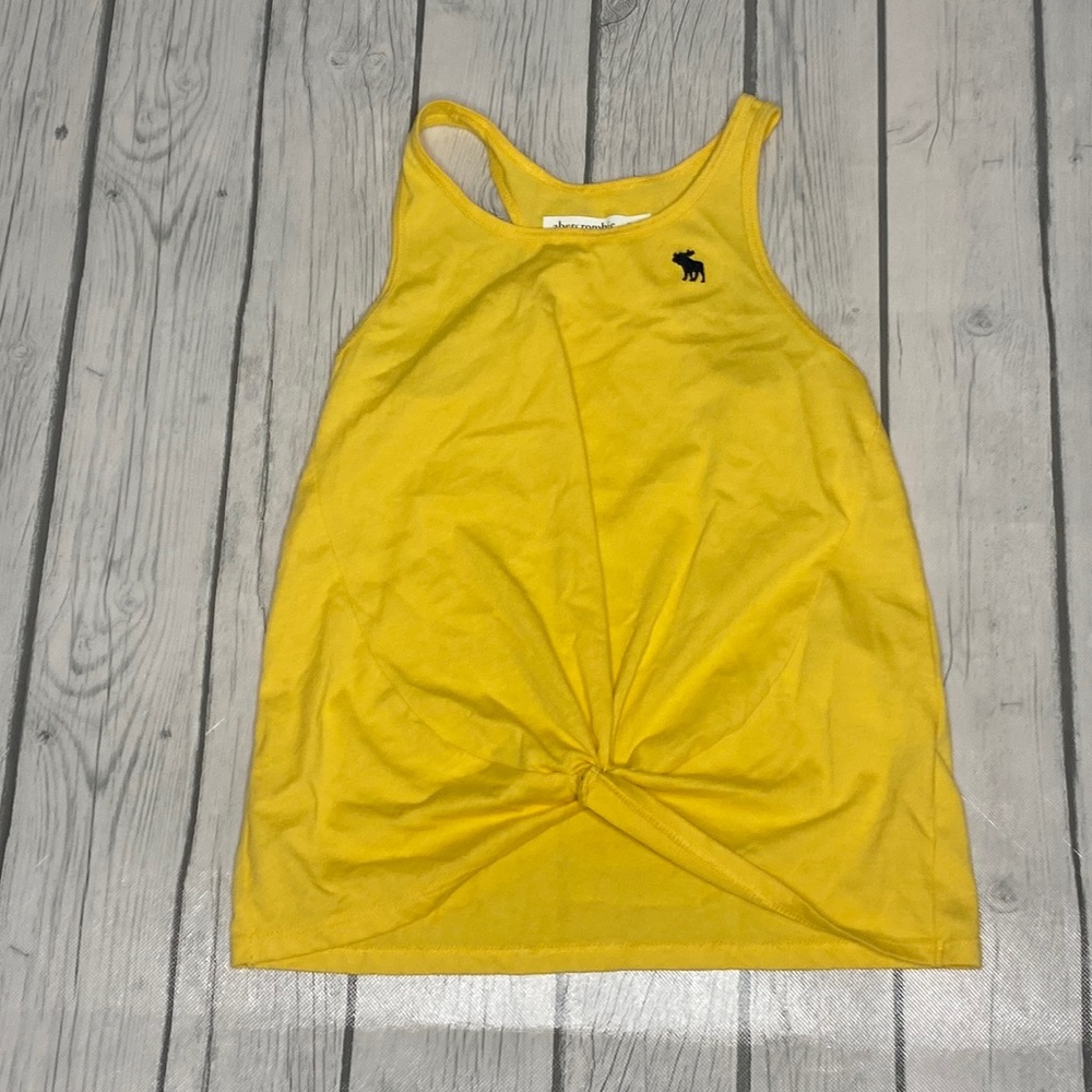 Abercrombie kids knot front tank